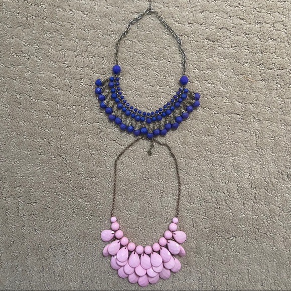 Topshop Freedom Set of 2 Beaded Collar Necklaces - Picture 1 of 3